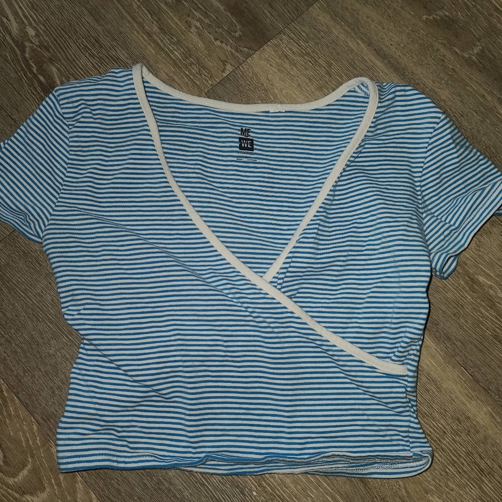 Basic Striped Croptee
